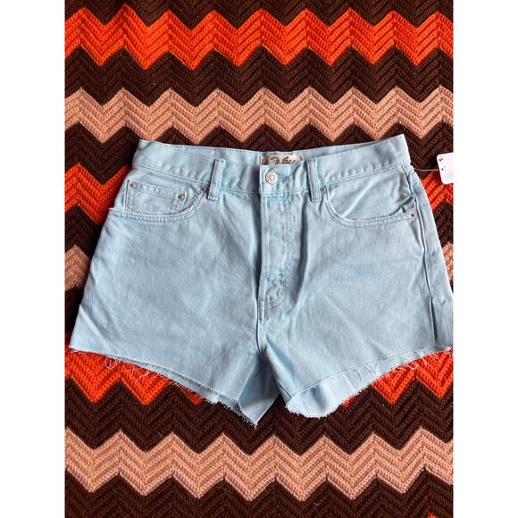 Free People Pants - NWT We the Free People Light Blue - Light Wash Denim Shorts sz 26